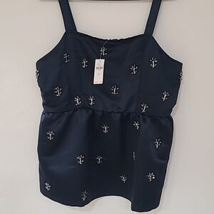 Dhruv Kapoor Jeweled Satin Tank XL